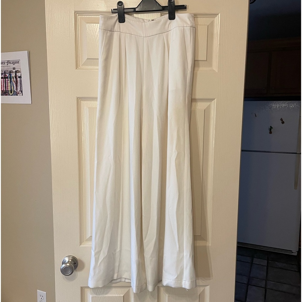 Revolve House of Harlow 1960 White Off White Wide Leg Pants